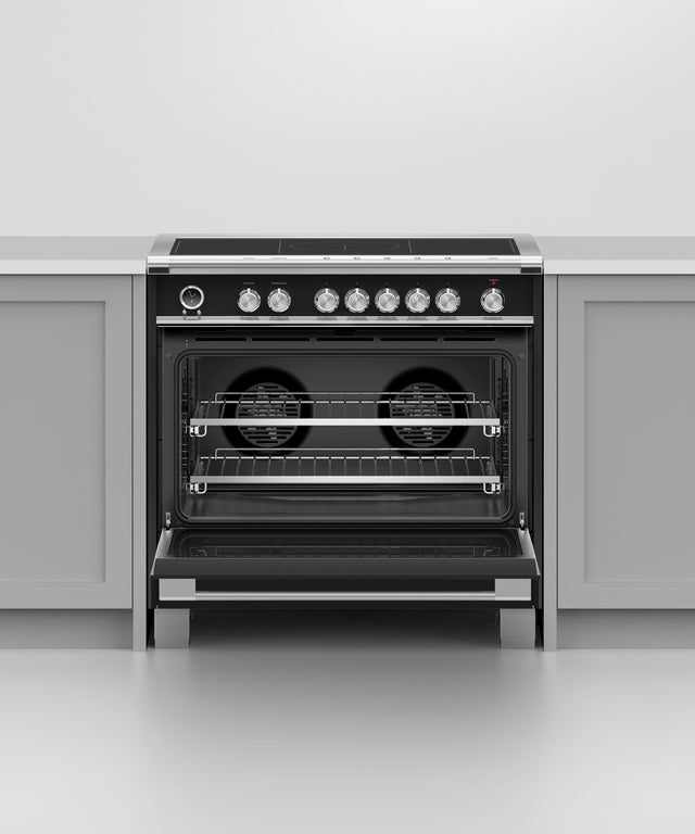 Fisher Paykel OR36SCI6B1 36 Inch Freestanding Induction Range with 5 Elemen...