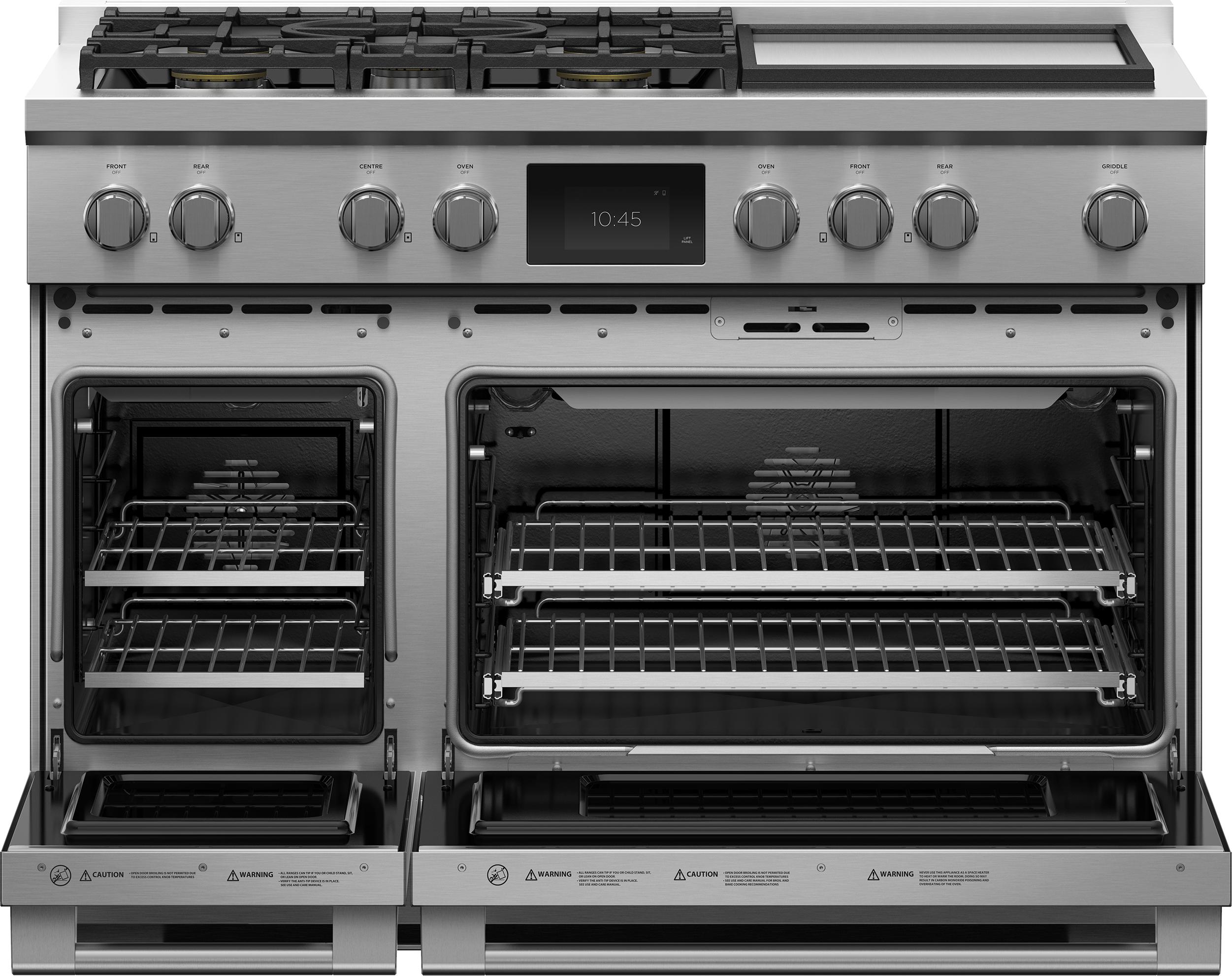 Fisher Paykel RDV3485GDN 48 Inch Freestanding Professional Dual