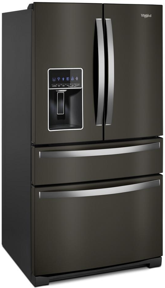 Whirlpool WRMF7736PV Fingerprint Resistant Black Stainless Steel