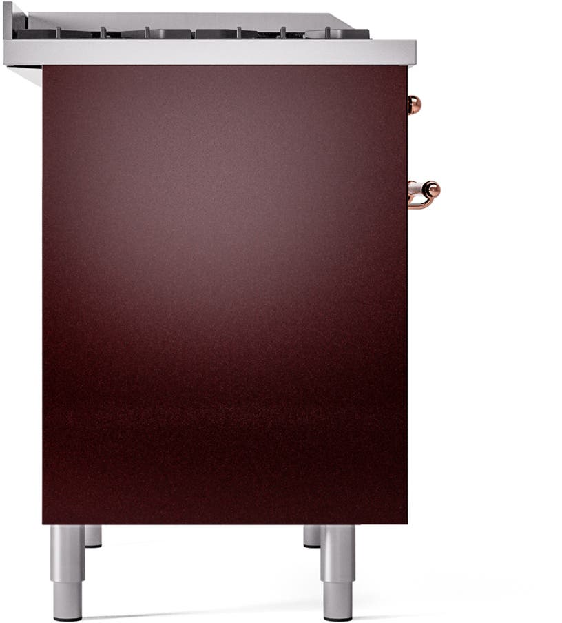 Ilve UPD40FNMPBUPLP Burgundy With Copper Trim, Lp