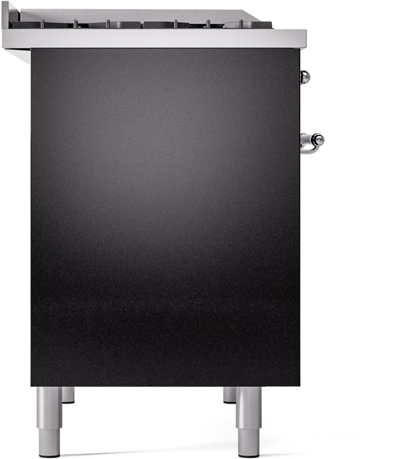 Ilve UPD40FNMPBKCLP Glossy Black With Chrome Trim, Lp