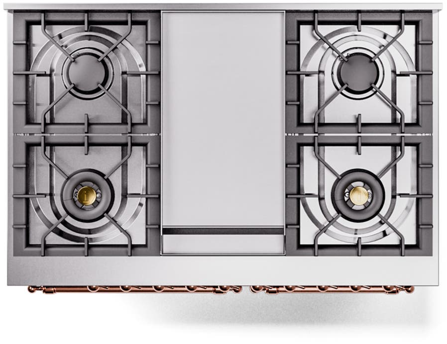 Ilve UPD40FNMPMGPLP Graphite Matte With Copper Trim, Lp