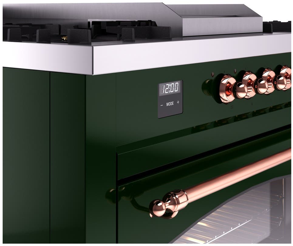 Ilve UP60FSNMPEGPLP Emerald Green With Copper Trim, Lp