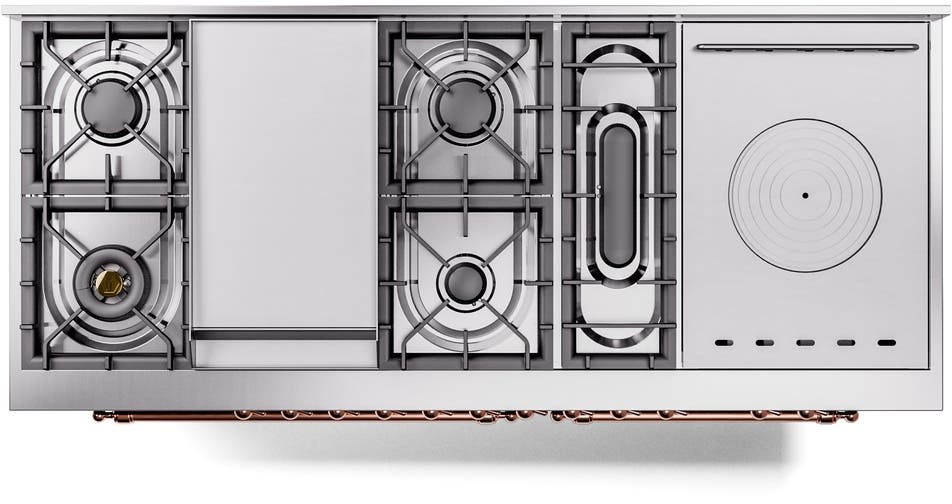 Ilve UP60FSNMPEGPLP Emerald Green With Copper Trim, Lp