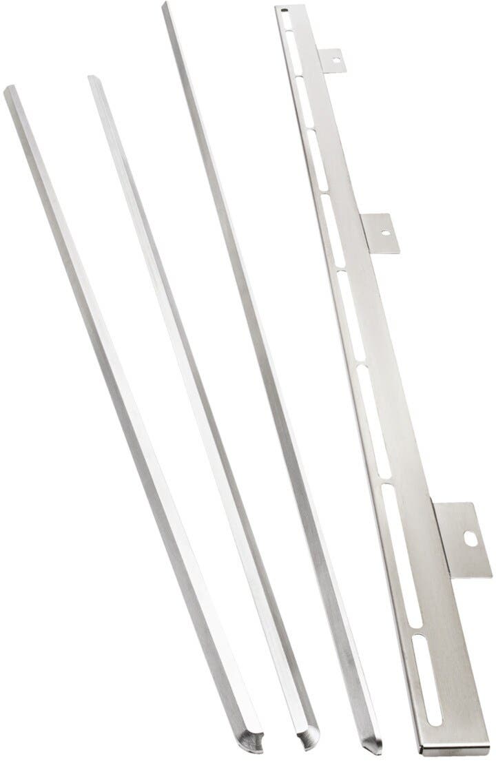 Frigidaire 11NBSTGSSS Front Control Freestanding Range 4 Piece Gas Trim ...