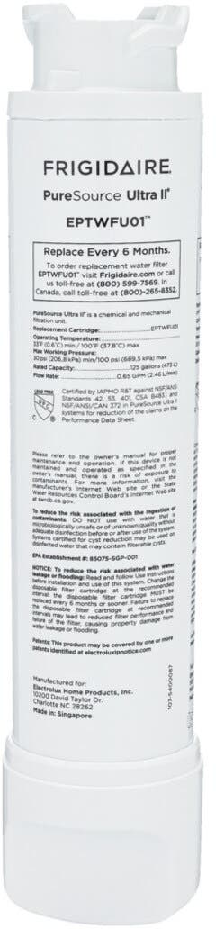 Frigidaire EPTWFU01 PureSource Ultra II Water Filter