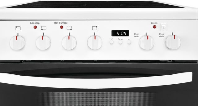 Frigidaire FCFE2425AW 24 Inch Freestanding Electric Range with 4 Smootht...