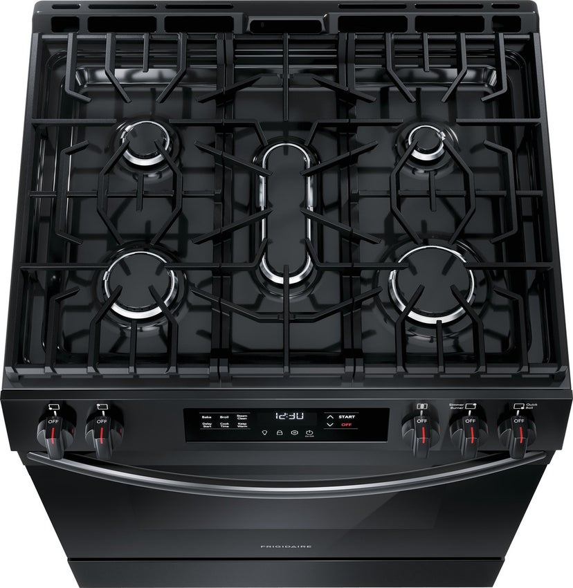 Frigidaire FCFG3062AB 30 Inch Gas Range: Black