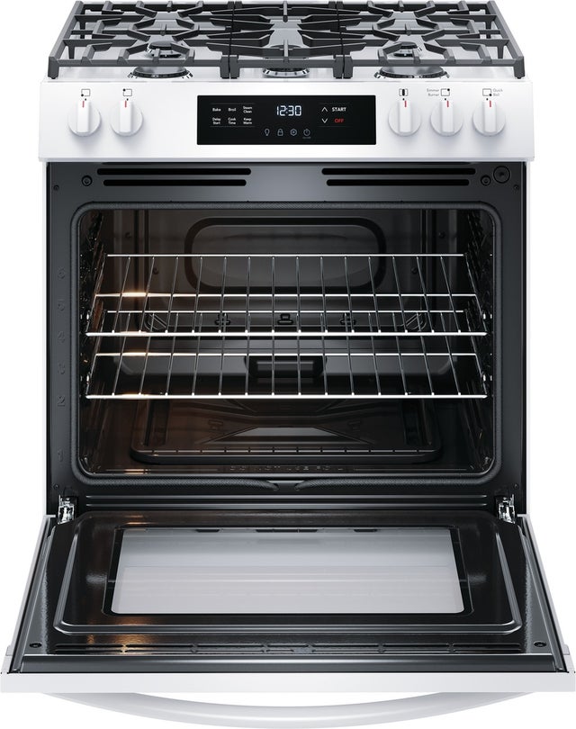 Frigidaire FCFG3062AW 30 Inch Gas Range: White