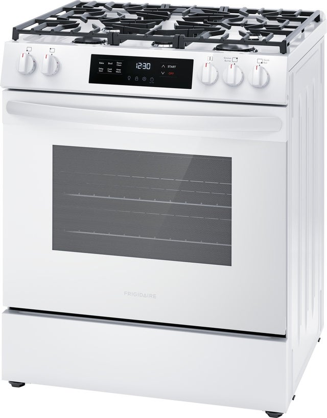 Frigidaire FCFG3062AW 30 Inch Gas Range: White