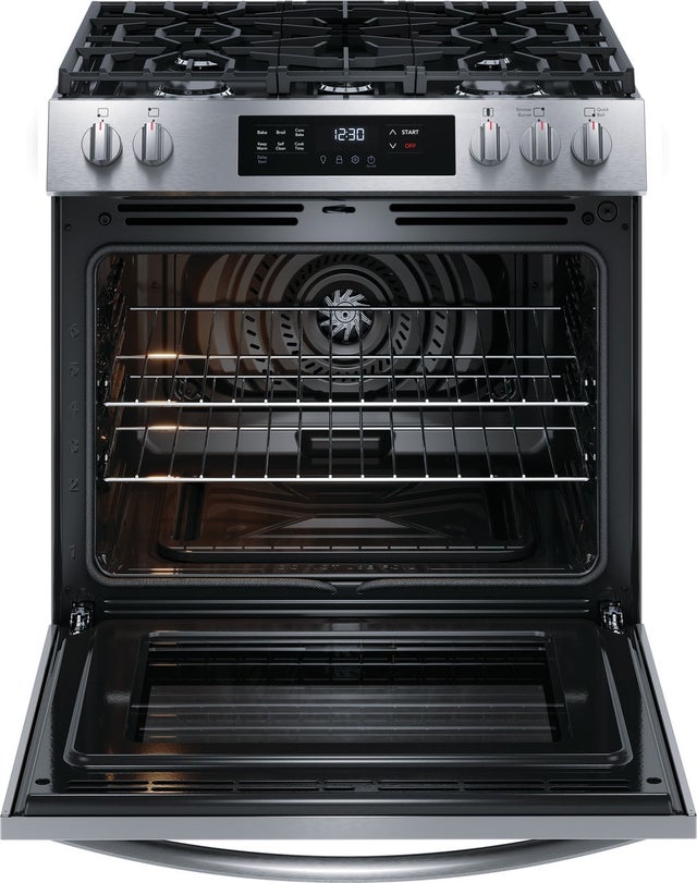 Frigidaire FCFG3083AS 30 Inch Gas Range: Stainless Steel