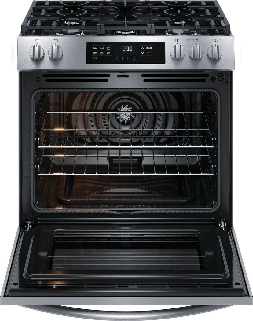 Frigidaire FCFG3083AS 30 Inch Gas Range: Stainless Steel