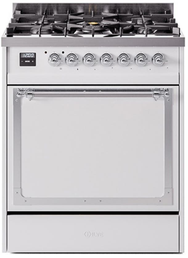 White With Chrome Knobs, Liquid Propane