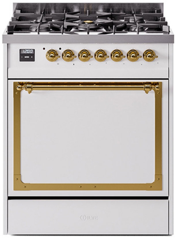 White With Brass Knobs, Natural Gas