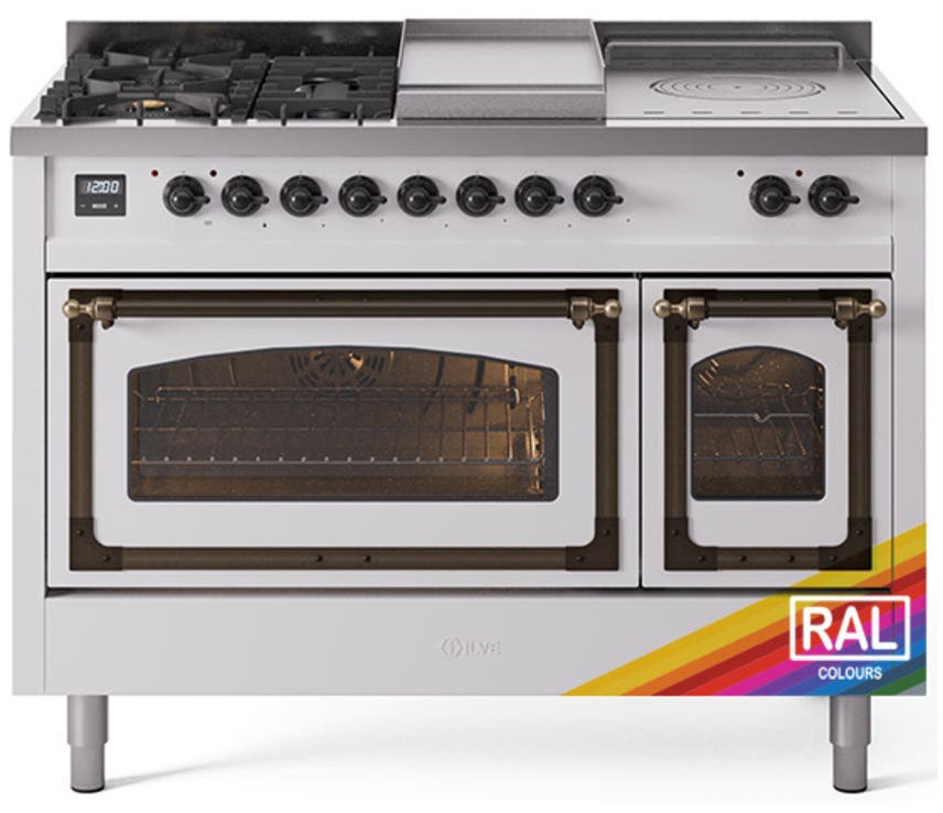 Ral Custom Color With Bronze Knobs, Natural Gas