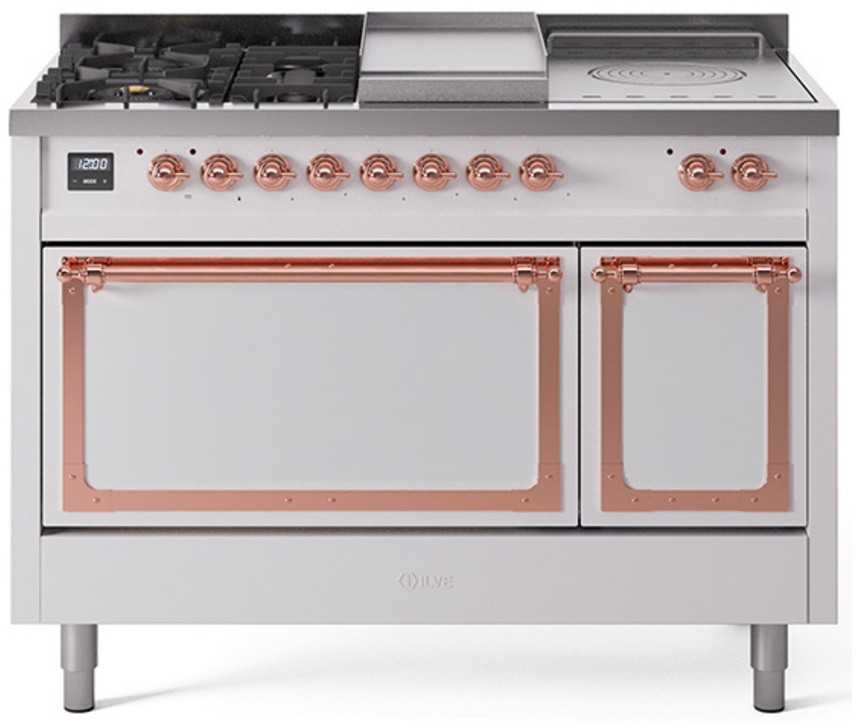 White With Copper Knobs, Natural Gas