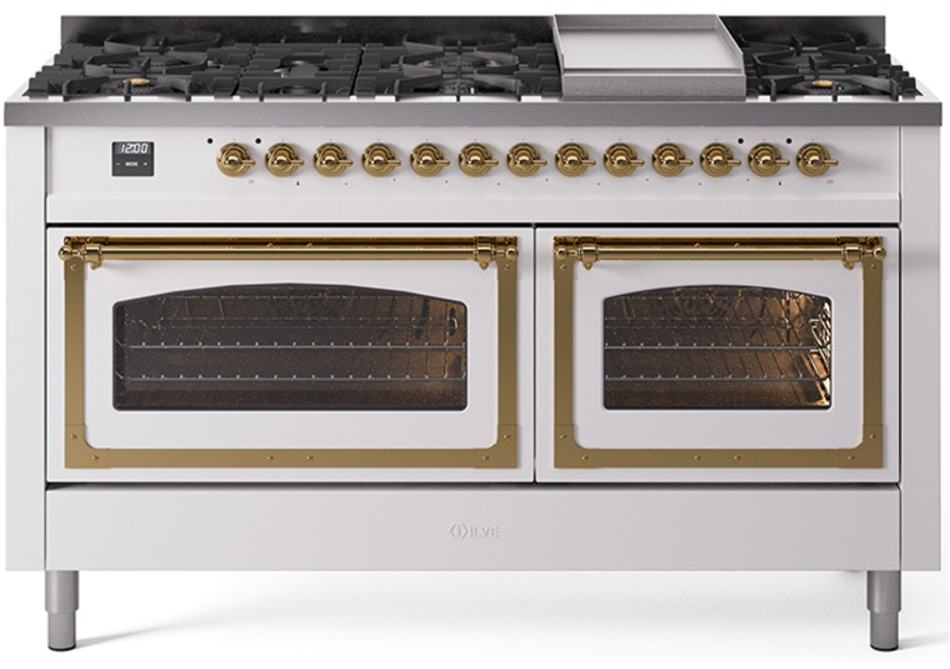 White With Brass Knobs, Natural Gas