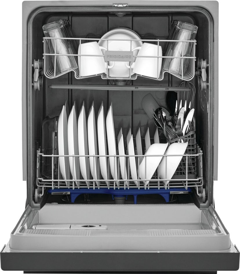 Frigidaire FDPC4221AS 24 Inch Built-In Front Control Dishwasher with 14 ...