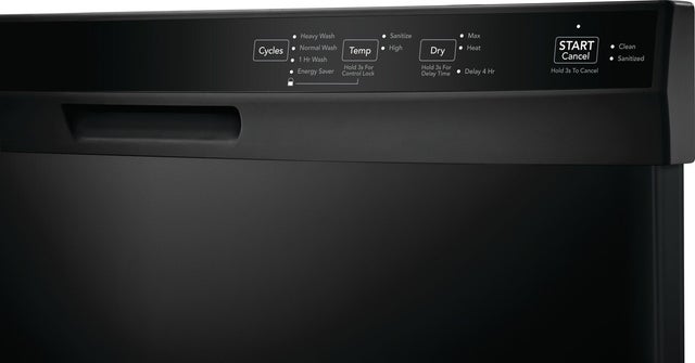 Frigidaire FDPC4314AB 24 Inch Built-In Dishwasher: Black