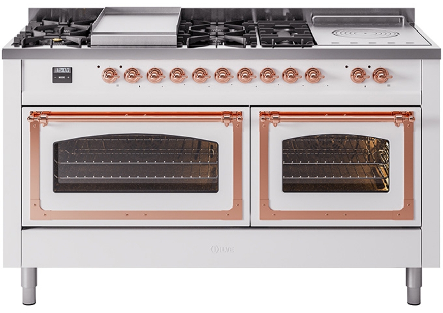 White With Copper Knobs, Natural Gas