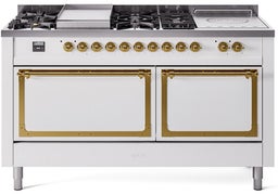 White With Brass Knobs, Natural Gas