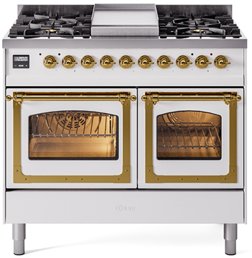 White With Brass Knobs, Natural Gas