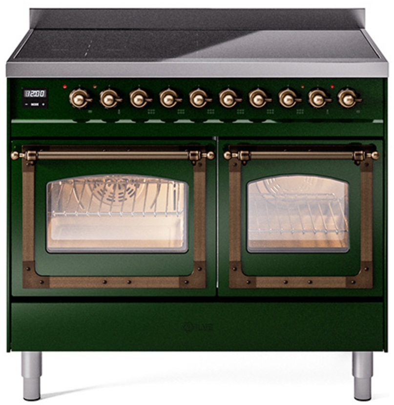 Emerald Green With Bronze Knobs