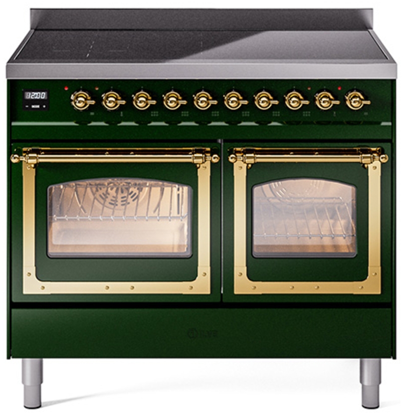 Emerald Green With Brass Knobs