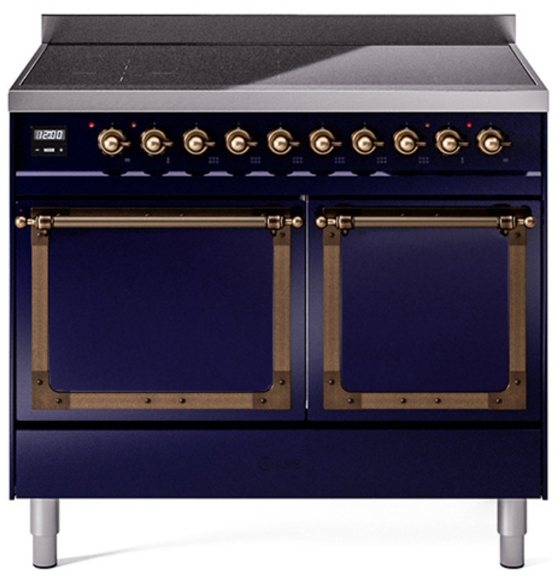 Midnight Blue With Bronze Knobs