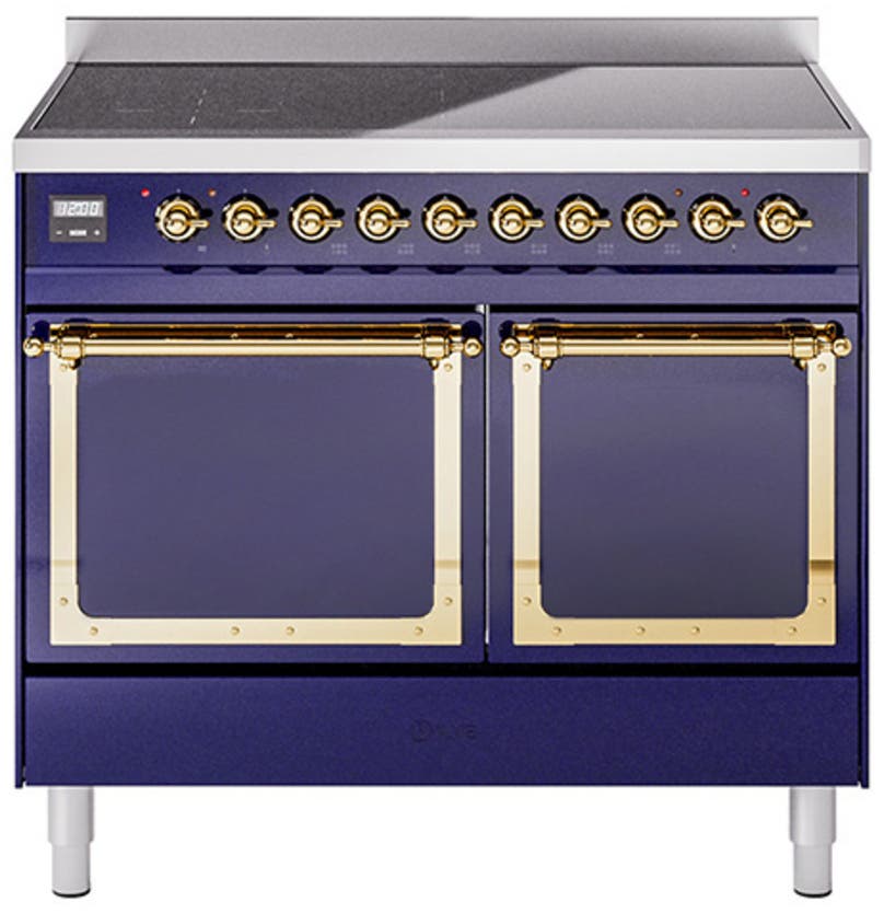 Midnight Blue With Brass Knobs