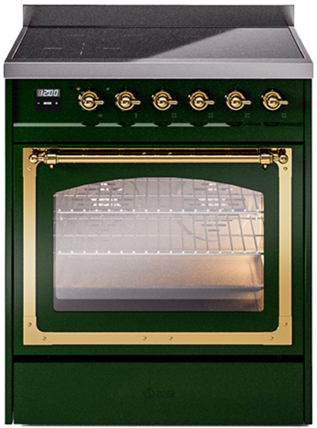 Emerald Green With Brass Knobs