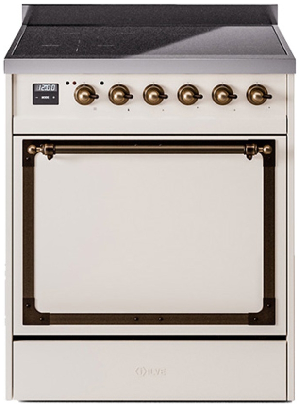 Antique White With Bronze Knobs