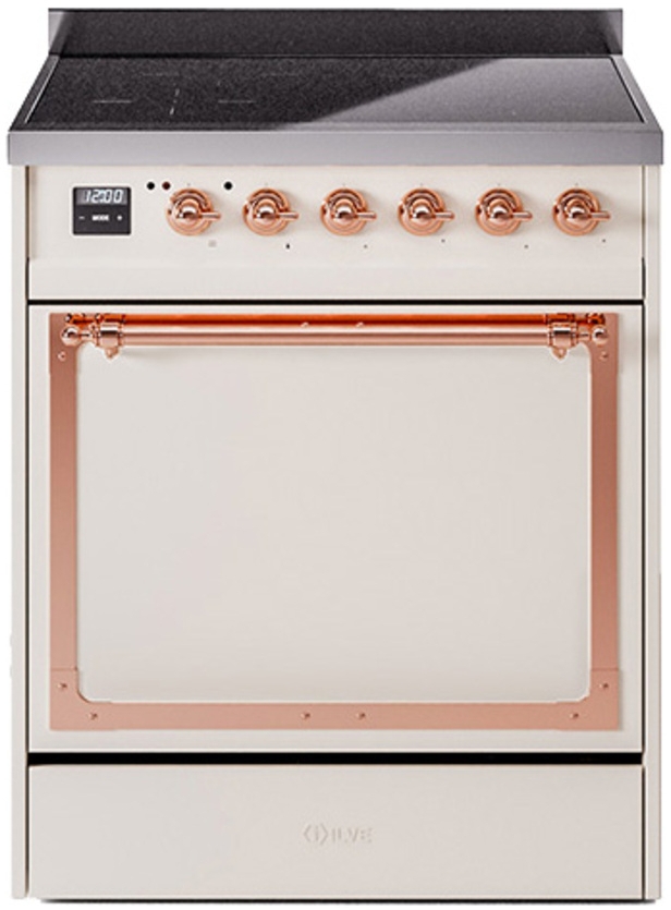 Antique White With Copper Knobs