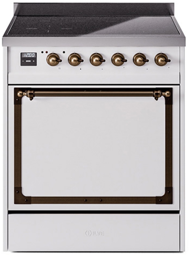 White With Bronze Knobs