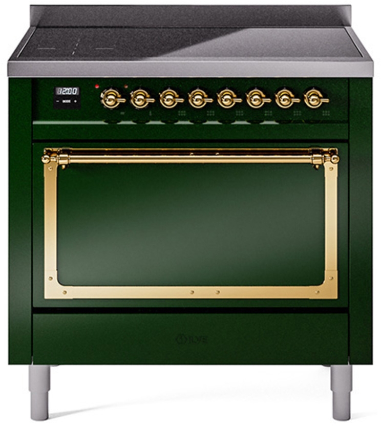 Emerald Green With Brass Knobs