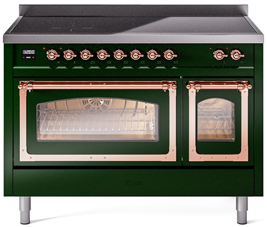 Emerald Green With Copper Knobs