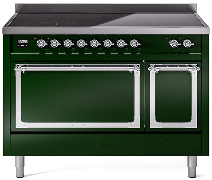 Emerald Green With Chrome Knobs