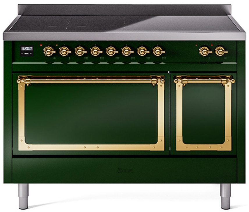 Emerald Green With Brass Knobs