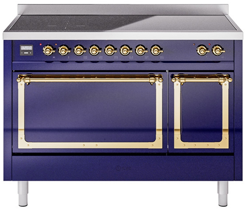 Midnight Blue With Brass Knobs