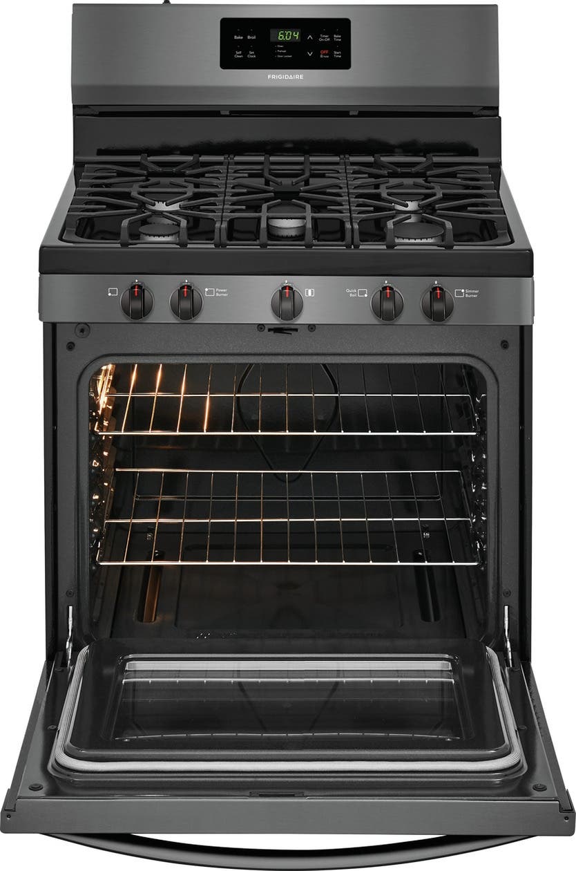 Frigidaire FFGF3054TD Black Stainless Steel, Natural Gas