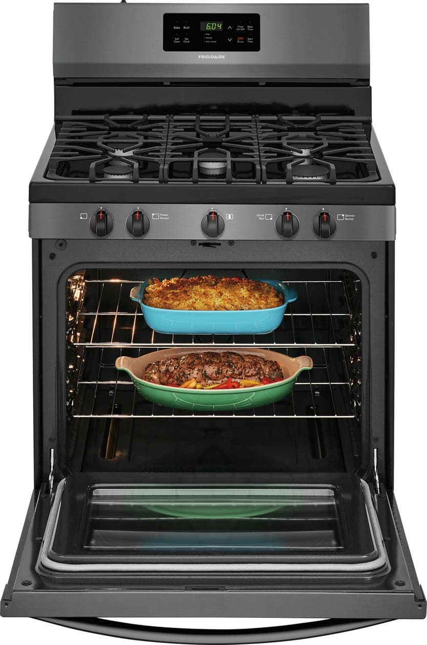 Frigidaire FFGF3054TD Black Stainless Steel, Natural Gas