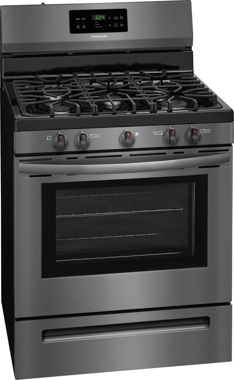 Frigidaire FFGF3054TD Black Stainless Steel, Natural Gas