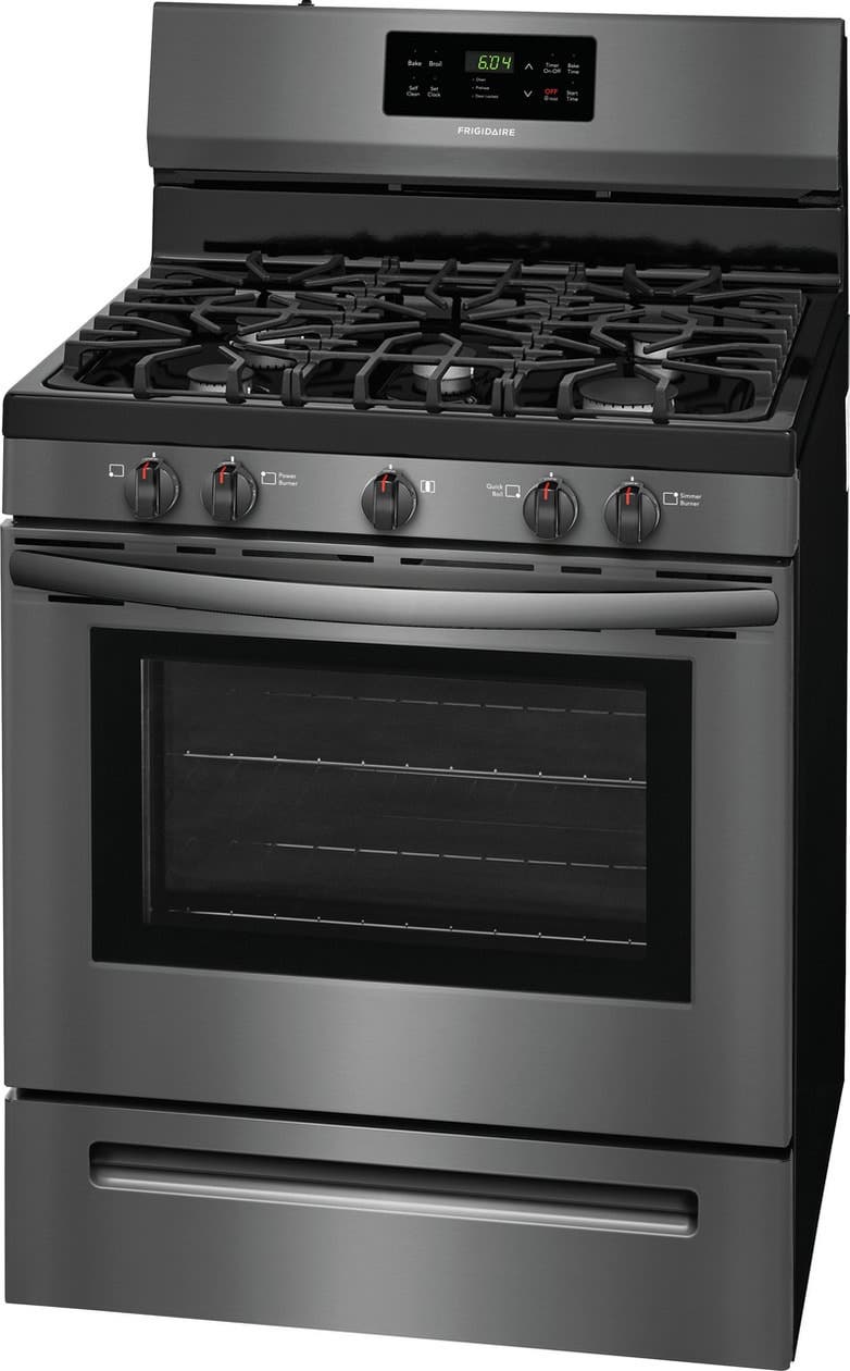 Frigidaire FFGF3054TD Black Stainless Steel, Natural Gas