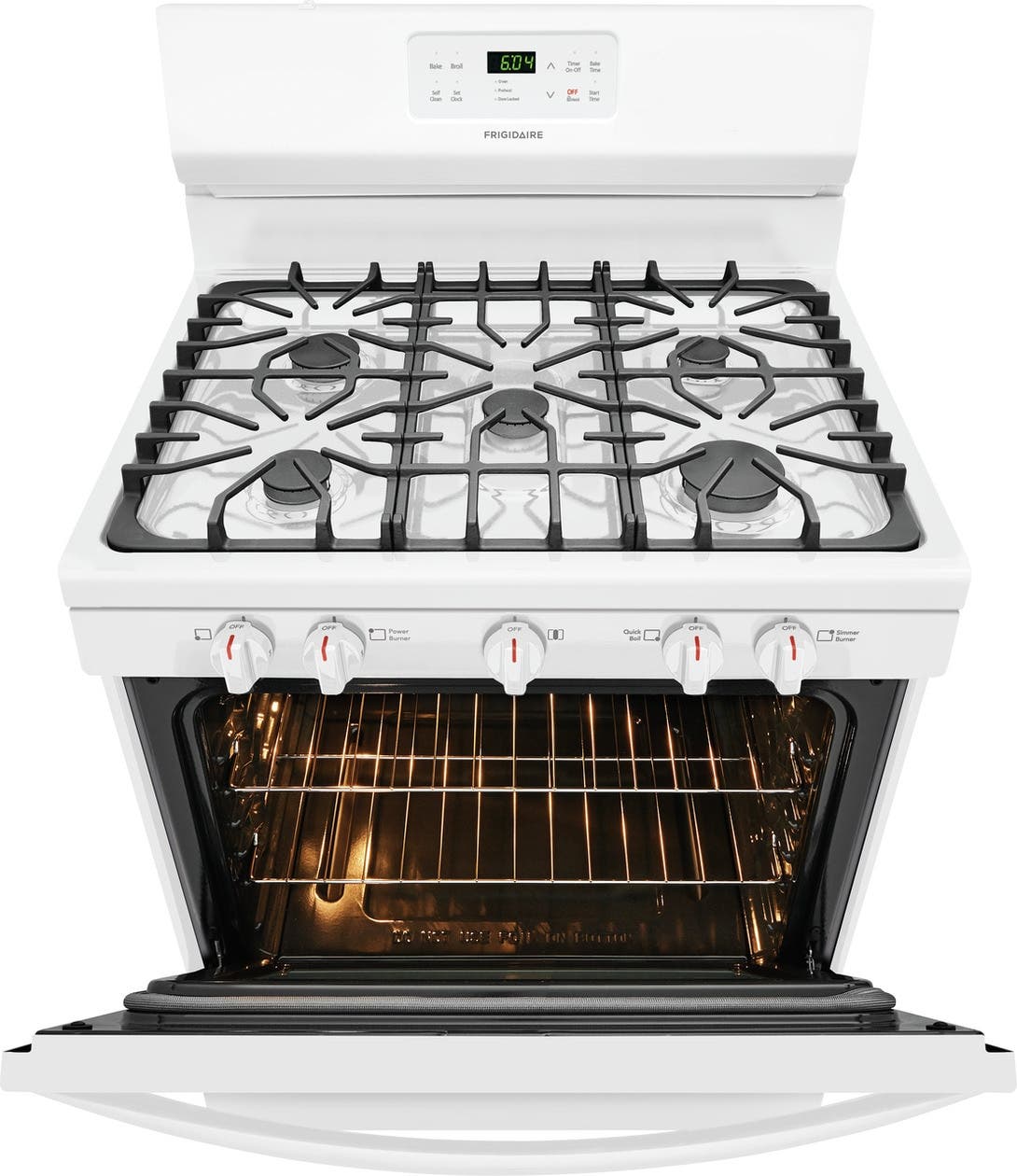 Frigidaire FFGF3054TW White, Natural Gas
