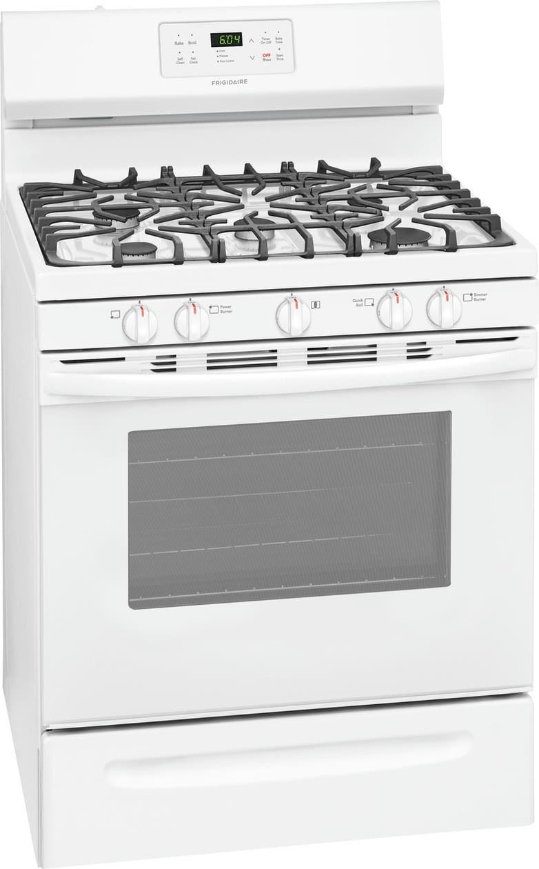 Frigidaire FFGF3054TW White, Natural Gas