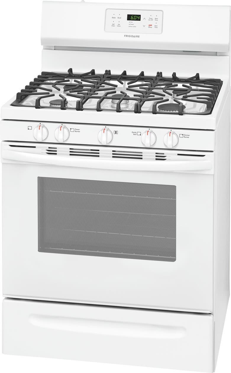 Frigidaire FFGF3054TW White, Natural Gas
