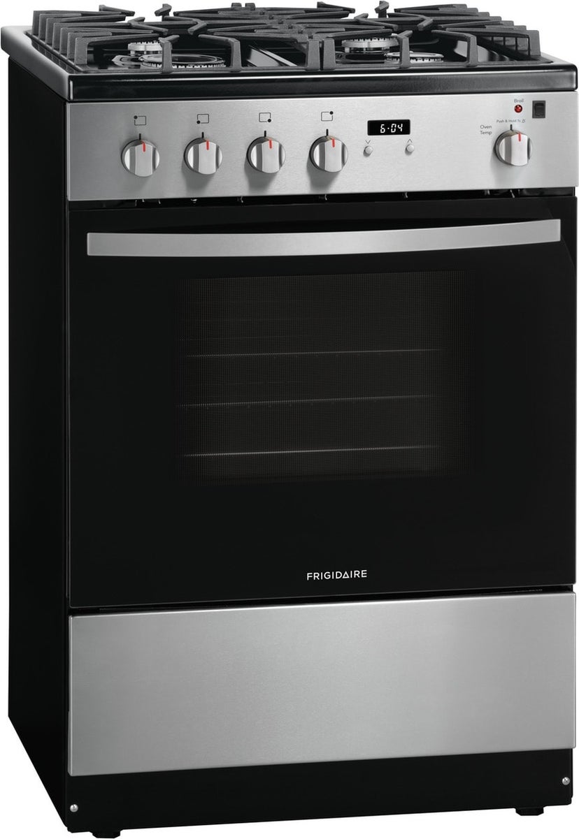 Frigidaire FFGH2422US 24 Inch Front Control Freestanding Gas Range with ...