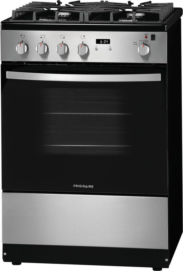 Frigidaire FFGH2422US 24 Inch Front Control Freestanding Gas Range with ...