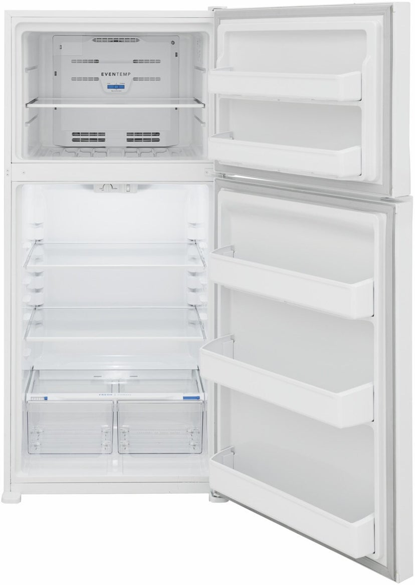 Frigidaire FFHT2022AW 30 Inch Freestanding Top Freezer Refrigerator with...