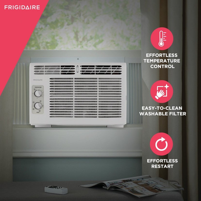 Frigidaire FFRA051WA1 5,000 Btu Window-mounted Room Air Conditioner: Whi...